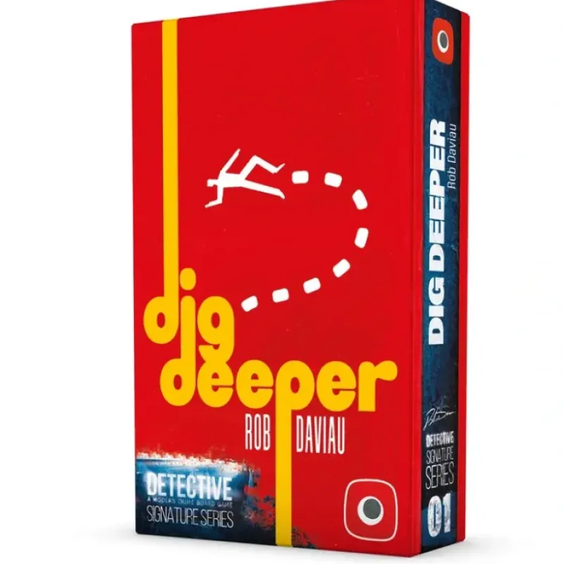 Board Game<Detective: Dig Deeper Expansion PLG 1933 - Miniature Marvels: Airplane Models & Painted Dice