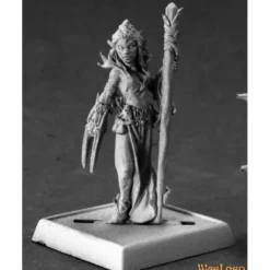 Miniature*Dhalea Duormidhaz, Dark Elf Wizard: Warlord RPR 14624 - Miniature Marvels: Airplane Models & Painted Dice