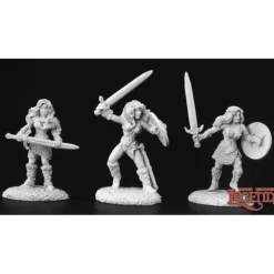 Miniature<DHL Classics - Female Barbarians: Dark Heaven Legends RPR 03448 - Miniature Marvels: Airplane Models & Painted Dice