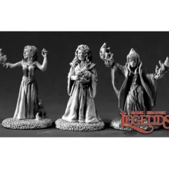 Miniature<DHL Classics - Female Wizards: Dark Heaven Legends RPR 03375 - Miniature Marvels: Airplane Models & Painted Dice