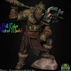 Miniature<Dhog Skullcrush - Miniature Marvels: Airplane Models & Painted Dice
