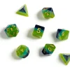 Dice<Dice Set: Green + Blue SDZ 0002-05 - Miniature Marvels: Airplane Models & Painted Dice