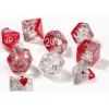 Dice<Dice Set: Hearts SDZ 0005-01 - Miniature Marvels: Airplane Models & Painted Dice