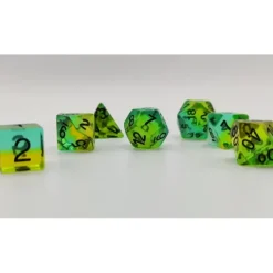 Dice<Dice Set: Mojito SDZ 0005-07 - Miniature Marvels: Airplane Models & Painted Dice