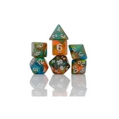 Dice<Dice Set: Persimmon Punch SDZ 0009-02 - Miniature Marvels: Airplane Models & Painted Dice