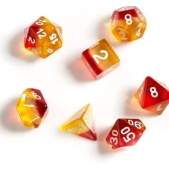 Dice<Dice Set: Yellow + Red SDZ 0002-06 - Miniature Marvels: Airplane Models & Painted Dice