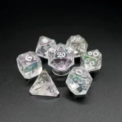Shop All*Die Hard Dice - Avalore Prismatic Moonlight - Miniature Marvels: Airplane Models & Painted Dice