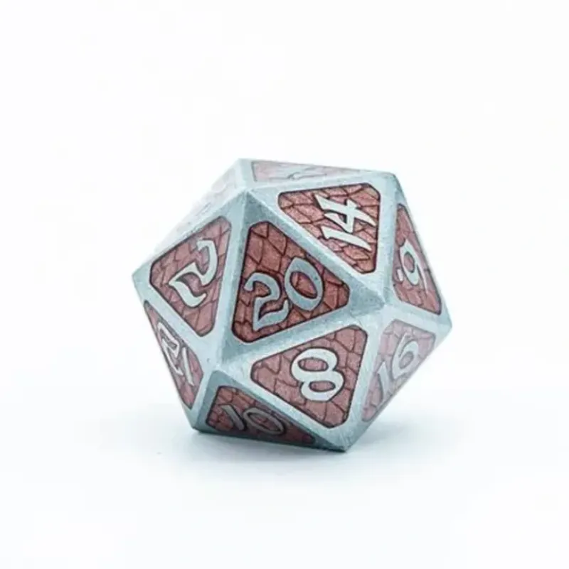 Shop All*Die Hard Dice - Dire Metal D20 RPG Die - Drakona Ventus Zephyros - Miniature Marvels: Airplane Models & Painted Dice