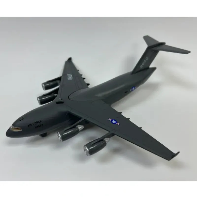 Airplane Model*Diecast Pull-Back Toy C-17 Globemaster III USAF Lights and Sounds - Miniature Marvels: Airplane Models & Painted Dice