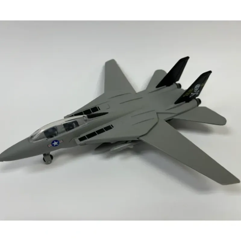 Airplane Model*Diecast Pull-Back Toy F-14 Tomcat USN W/Swing Wing Action - Miniature Marvels: Airplane Models & Painted Dice