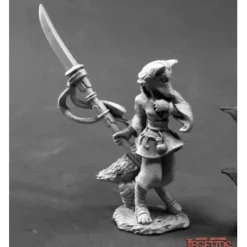 Miniature<Dijoro, Female Kitsune: Dark Heaven Legends RPR 03802 - Miniature Marvels: Airplane Models & Painted Dice