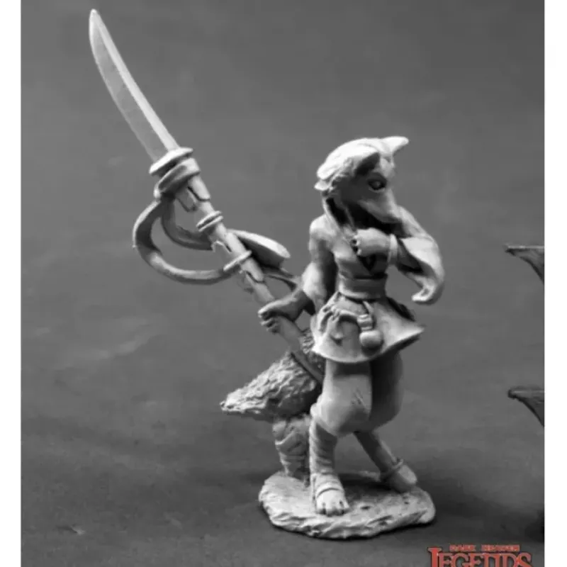 Miniature<Dijoro, Female Kitsune: Dark Heaven Legends RPR 03802 - Miniature Marvels: Airplane Models & Painted Dice