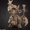 Miniature<Diox, the Metal Bard Dragonborn - Miniature Marvels: Airplane Models & Painted Dice