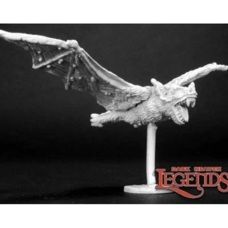 Miniature<Dire Bat: Dark Heaven Legends RPR 02739 - Miniature Marvels: Airplane Models & Painted Dice