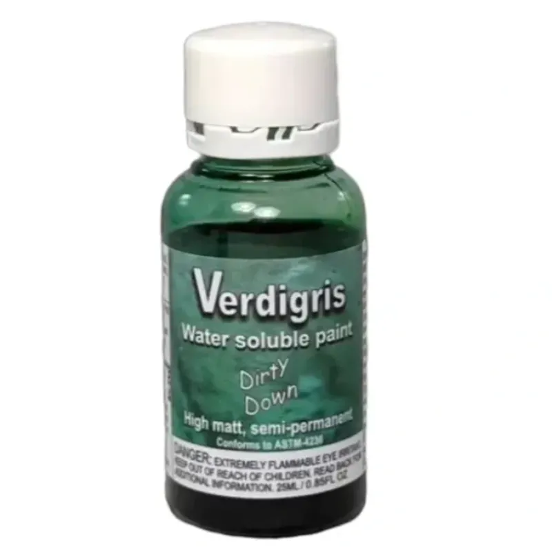 Paint<Dirty Down Verdigris (25ml) - Miniature Marvels: Airplane Models & Painted Dice