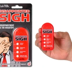 Egpull<DISAPPOINTED SIGH - Pocket Sound Machine Noise Maker Toy - Archie McPhee - Miniature Marvels: Airplane Models & Painted Dice