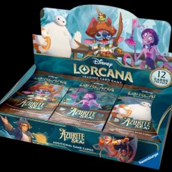 Shop All*Disney Lorcana TCG: Azurite Sea - Booster Display (24) - Miniature Marvels: Airplane Models & Painted Dice