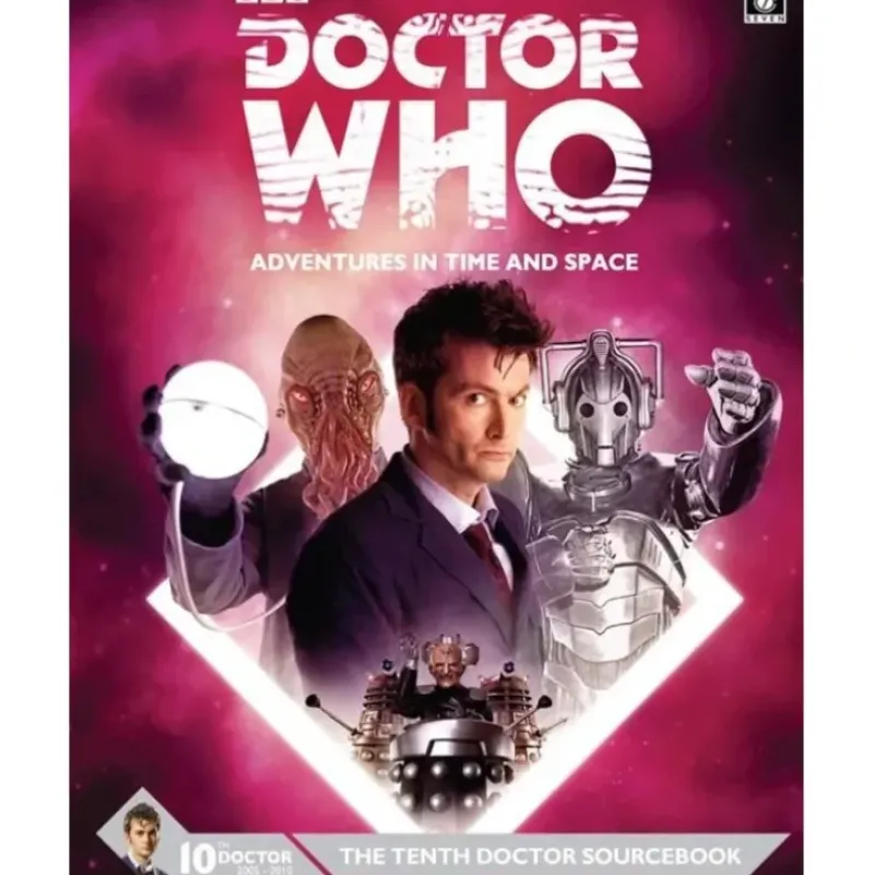 Shop All*Doctor Who Tenth Doctor Sourcebook 2E - Miniature Marvels: Airplane Models & Painted Dice