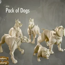 Miniature<Dogs Pack - Miniature Marvels: Airplane Models & Painted Dice
