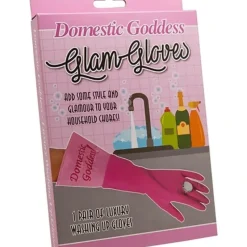 Egpull<DOMESTIC GODDESS Luxury Diamond Glam Gloves - Household Washing Cleaning Kitchen - Miniature Marvels: Airplane Models & Painted Dice