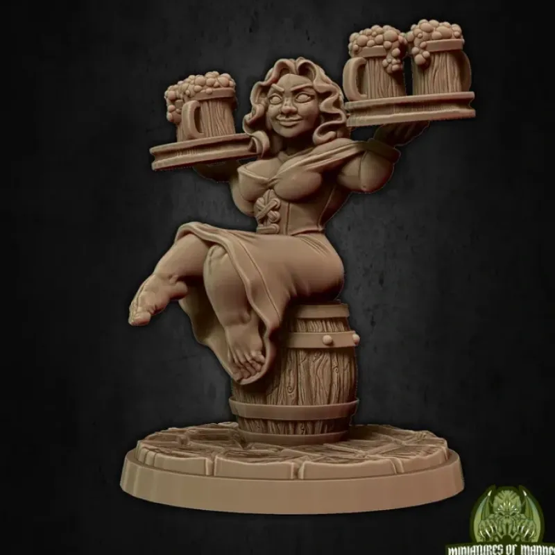 Miniature<Dorella Breakheart - Miniature Marvels: Airplane Models & Painted Dice