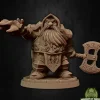 Miniature<Dorfas The Eldritch Knight - Miniature Marvels: Airplane Models & Painted Dice