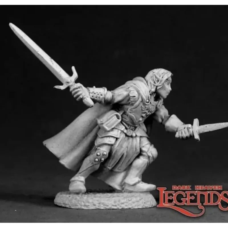 Miniature<Dorian Starbow, Elf Hero: Dark Heaven Legends RPR 02998 - Miniature Marvels: Airplane Models & Painted Dice
