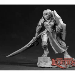 Miniature<Dorva, Female Dark Elf: Dark Heaven Legends RPR 03004 - Miniature Marvels: Airplane Models & Painted Dice