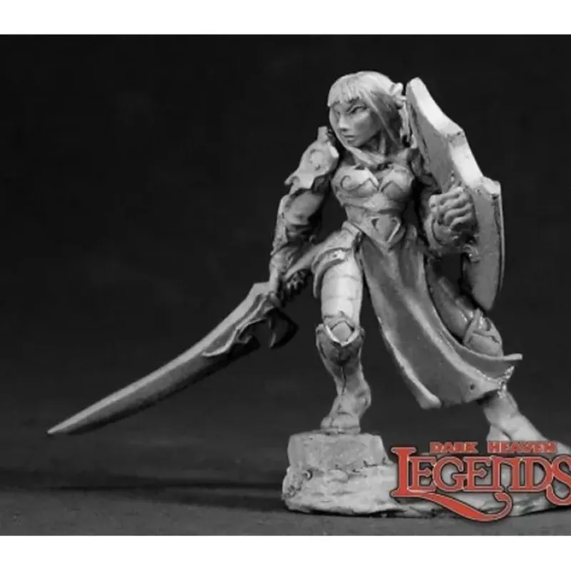 Miniature<Dorva, Female Dark Elf: Dark Heaven Legends RPR 03004 - Miniature Marvels: Airplane Models & Painted Dice