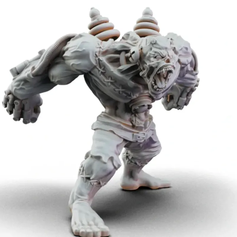 Miniature<Dr. Frankenstein's Monster - Miniature Marvels: Airplane Models & Painted Dice