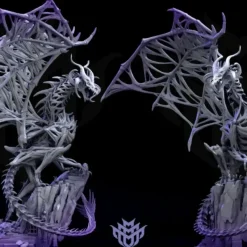Miniature<Dracolich - Miniature Marvels: Airplane Models & Painted Dice