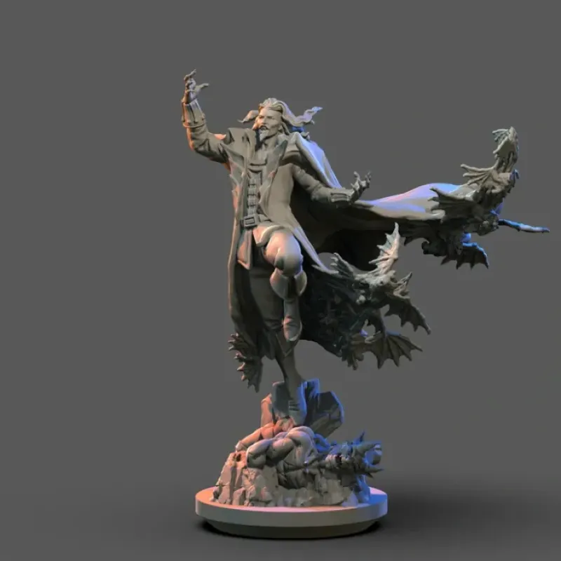 Miniature<Dracula - Miniature Marvels: Airplane Models & Painted Dice