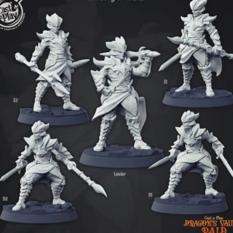 Miniature<Dragon Cultists - Miniature Marvels: Airplane Models & Painted Dice