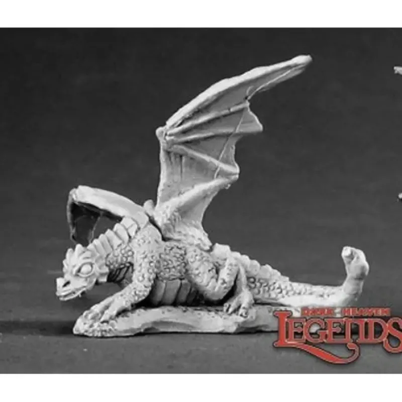 Miniature<Dragon Familiar: Dark Heaven Legends RPR 03410 - Miniature Marvels: Airplane Models & Painted Dice