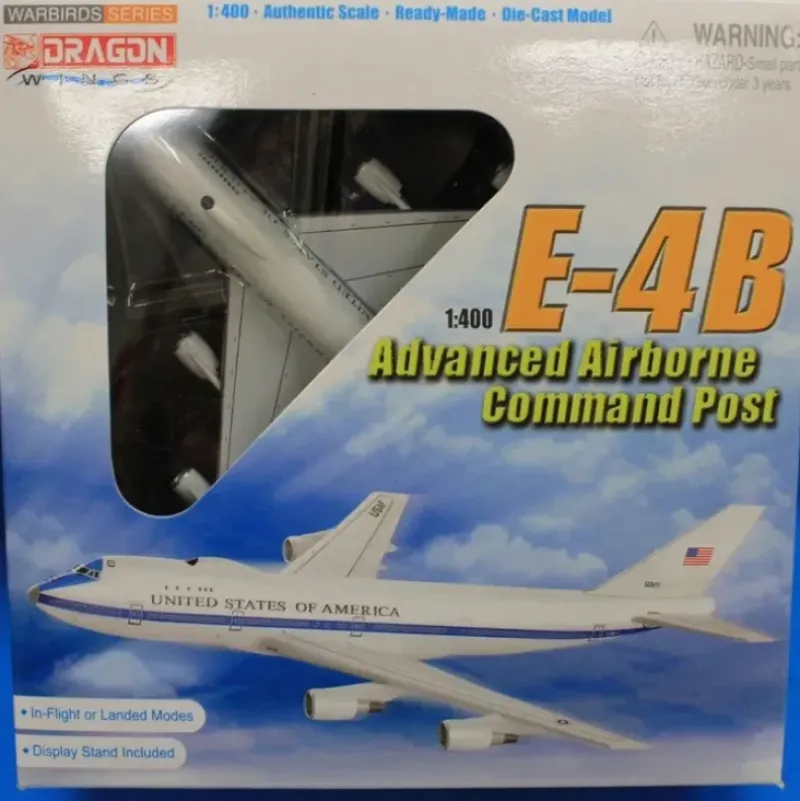 Airplane Model*Dragon Models 56269 1:400 USAF E-4B Advanced Airborne Command Post - Miniature Marvels: Airplane Models & Painted Dice