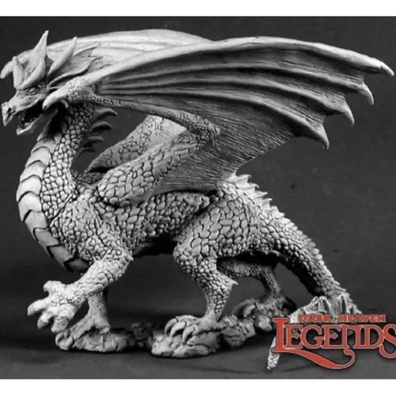 Miniature<Dragon of Fire: Dark Heaven Legends RPR 02717 - Miniature Marvels: Airplane Models & Painted Dice