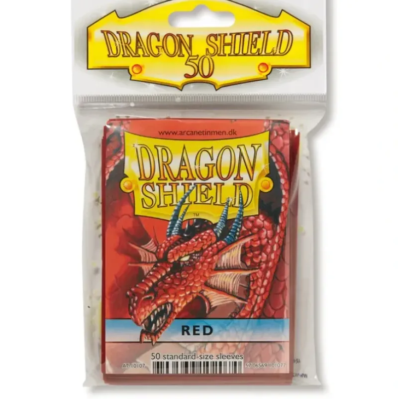 Shop All*Dragon Shield: Japanese Mini (50) Classic - Red "Titanius" ATM 10107 - Miniature Marvels: Airplane Models & Painted Dice