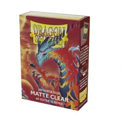 Shop All*Dragon Shields: Japanese (60) Matte Outer Sleeves - Clear ATM 13352 - Miniature Marvels: Airplane Models & Painted Dice