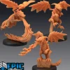 Miniature<Dragon Whelp Constructs - Miniature Marvels: Airplane Models & Painted Dice