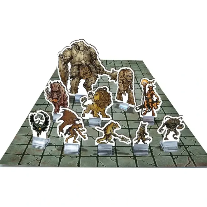 Shop All*Dragonbane RPG: Monsters Standee Set - Miniature Marvels: Airplane Models & Painted Dice