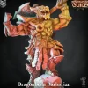 Miniature<Dragonborn Barbarian - Miniature Marvels: Airplane Models & Painted Dice