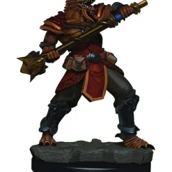Miniature<Dragonborn Male Fighter: Premium Figures - D&D Icons of the Realms WZK 93015 - Miniature Marvels: Airplane Models & Painted Dice