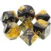 Shop All*Dragon's Hoard Dice w/Gold Numbers - Miniature Marvels: Airplane Models & Painted Dice