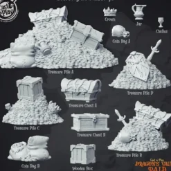 Shop All*Dragon's Vault Props - Miniature Marvels: Airplane Models & Painted Dice