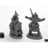 Miniature<Dreadmere Townsfolk - Fishmongers (2): Bones Black RPR 44035 - Miniature Marvels: Airplane Models & Painted Dice