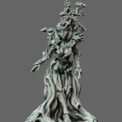 Miniature<Dryad - Miniature Marvels: Airplane Models & Painted Dice