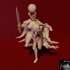 Miniature<Dullahan, 75mm - Miniature Marvels: Airplane Models & Painted Dice