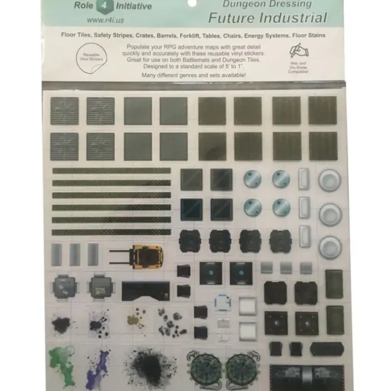 Shop All*Dungeon Dressing: Future Industrial - Miniature Marvels: Airplane Models & Painted Dice