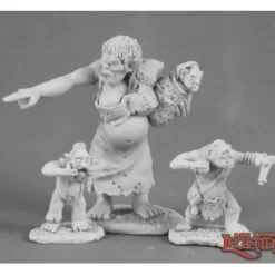 Miniature<Dungeon Tribes - Orc Matron and Brood: Dark Heaven Legends RPR 03511 - Miniature Marvels: Airplane Models & Painted Dice