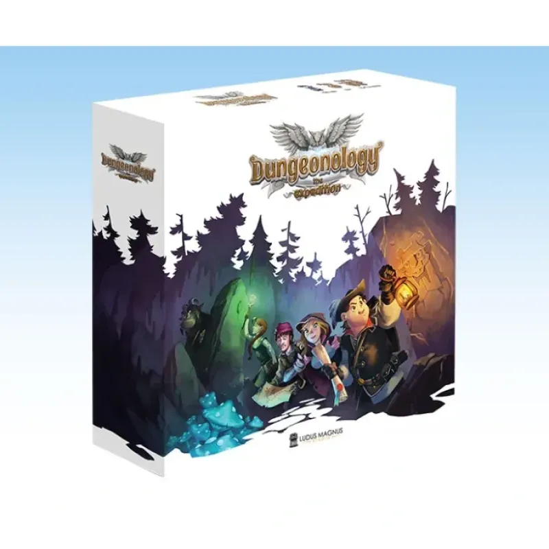 Board Game<Dungeonology: The Expedition AGS DNCG01-CG - Miniature Marvels: Airplane Models & Painted Dice